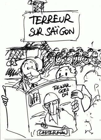 crayonné de Geluck